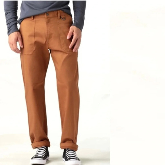 New Olivers Apparel Carpenter Pants Size 32 Nutmeg - Picture 1 of 10